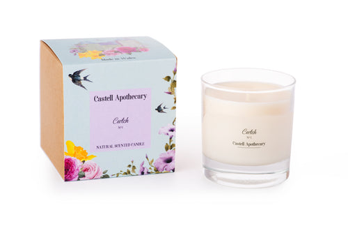 Castell Apothecary Cwtch Lotus & Lily Candle in a Glass