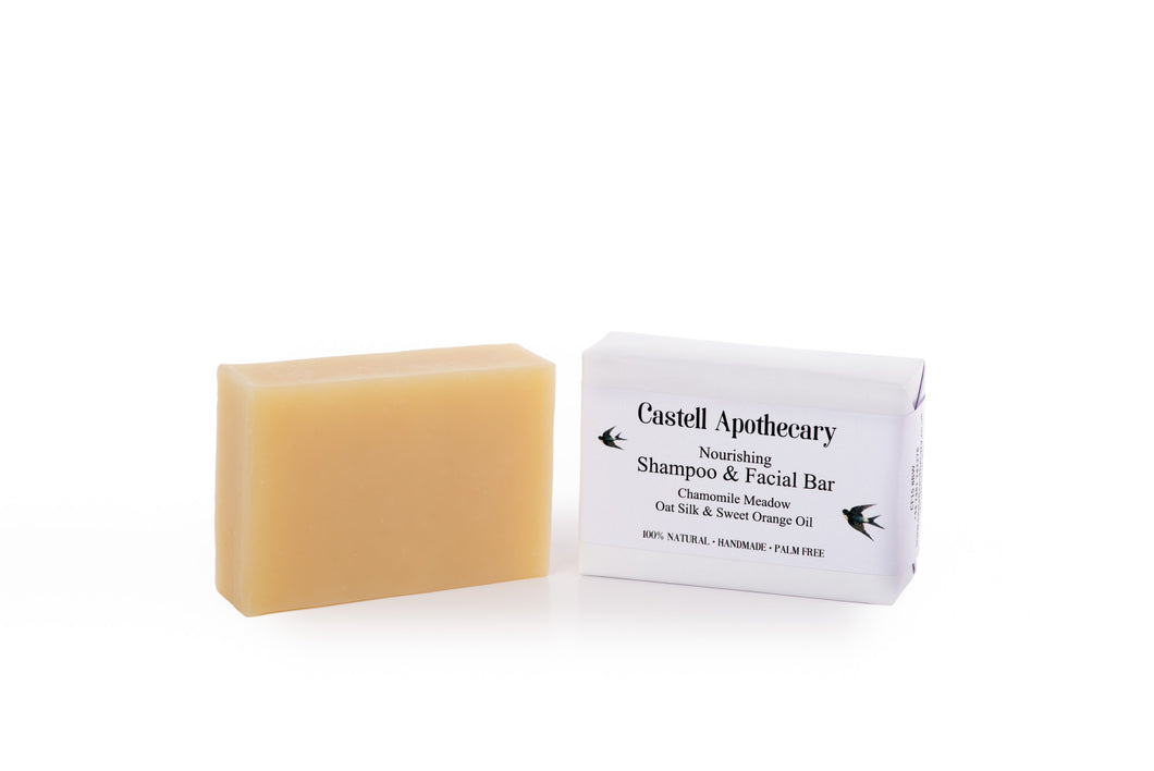 Castell Apothecary Chamomile Meadow with Oat Silk Hair & Facial Cleansing Bar