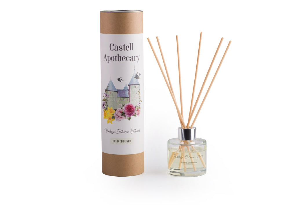 Castell Apothecary Vintage Tobacco Flower Reed Diffuser