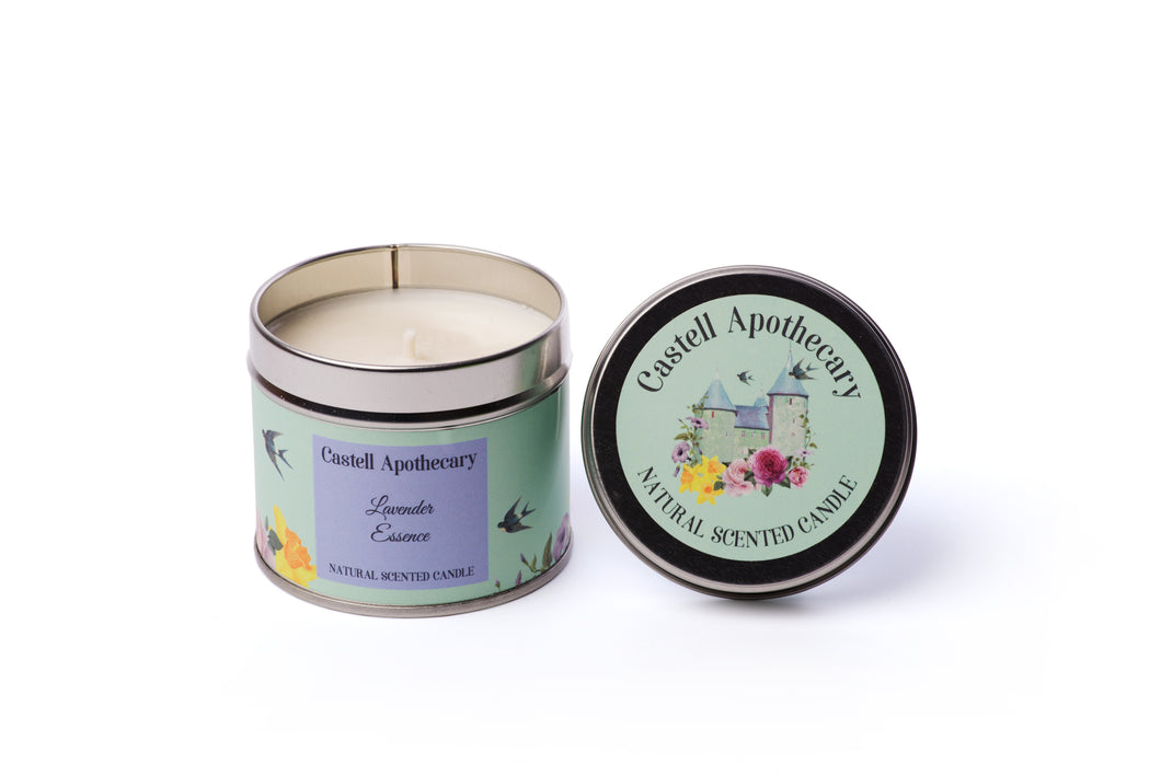 Castell Apothecary Lavender Essence Candle in a Tin