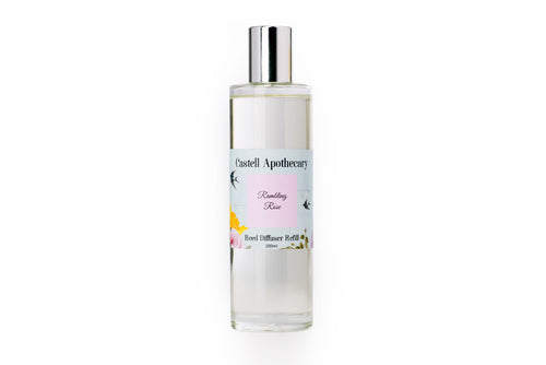 Castell Apothecary Rambling Rose Reed Diffuser Refill