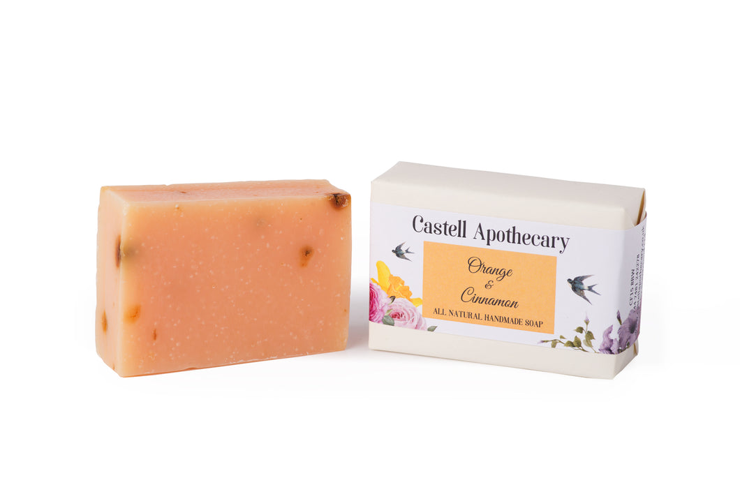 Castell Apothecary Orange & Cinnamon Natural Handmade Soap
