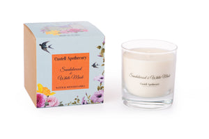 Castell Apothecary Sandalwood & White Musk Candle in a Glass